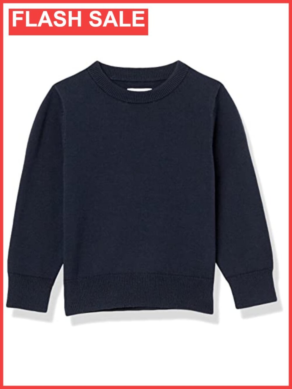 Boys Toddler Cotton Crewneck Pullover Sweater Uniform Layering